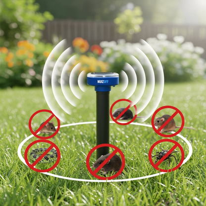 Répulsif Ultrason anti-nuisibles extérieur NUIZOFF