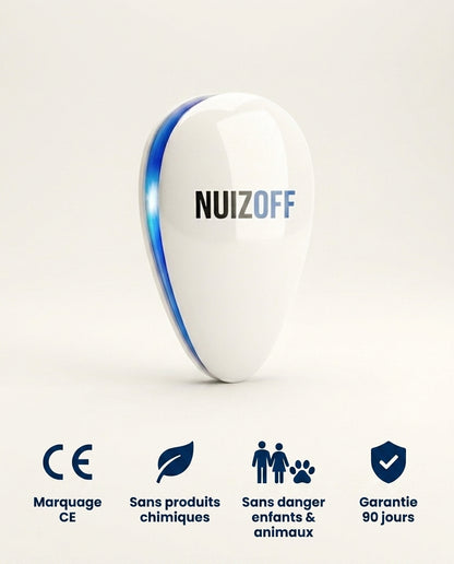 Répulsif Ultrason anti-nuisibles NUIZOFF