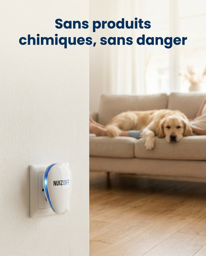 Répulsif Ultrason anti-nuisibles NUIZOFF
