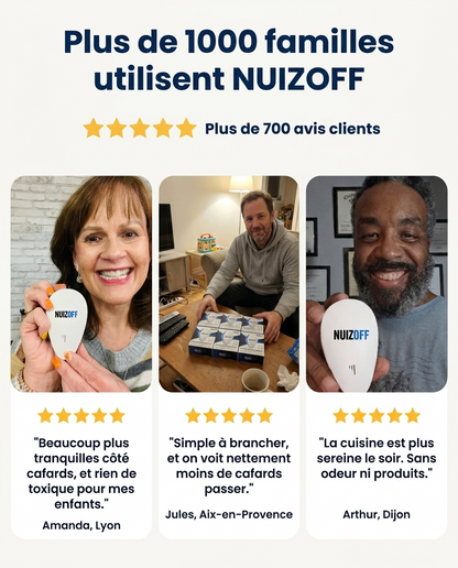Garantie satisfait ou remboursé 90 jours NUIZOFF