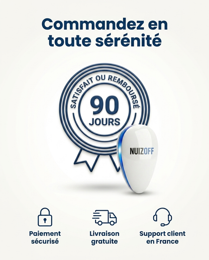 Répulsif Ultrason anti-nuisibles NUIZOFF